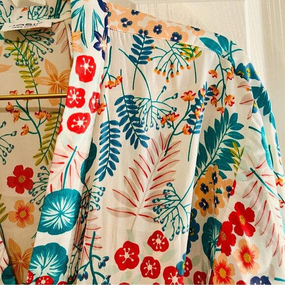 Natori Multicolor Floral Robe - Picture 5 of 12